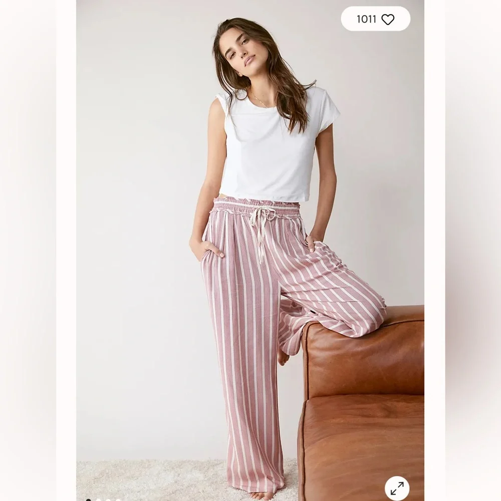 Free People Moonshadow Sleep Set in Rust Combo Size Small Women’s